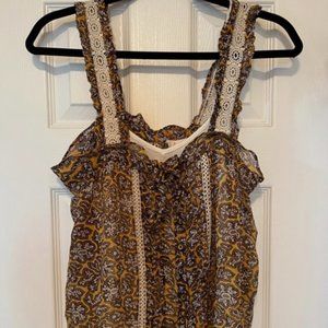 Anthropologie Floral Top